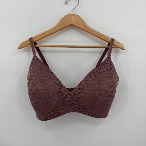 knix Other - Knix Lace WingWoman Contour Bra Size 8+ Dark Mauve